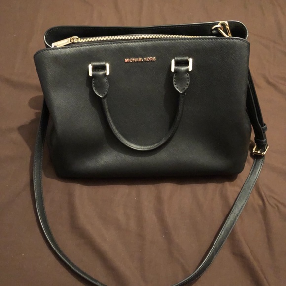 Michael Kors Savannah purse / Sacoche noir - Picture 4 of 5